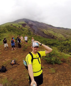 Rory Gibbons Selfie Stick Next To A Volcano
